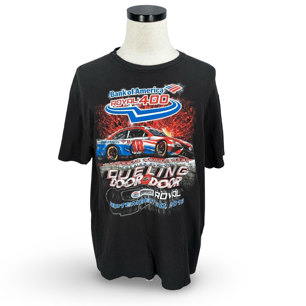 Nascar Bank Of America Roval 400 2018 T-Shirt Mens Xl Black Delta Pro Weight